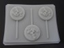 148x Round Her On Him Sex Chocolate or Hard Candy Lollipop Mold